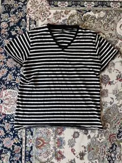 ま*ひ様 ALOUND STRIPED OVERSIZE LS TEE - メルカリ
