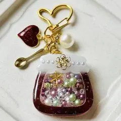 シャカシャカキーホルダー　ラムレーズン