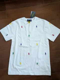 ポロ・ラルフローレン　カラフルポニー　刺繍　シャツ　140