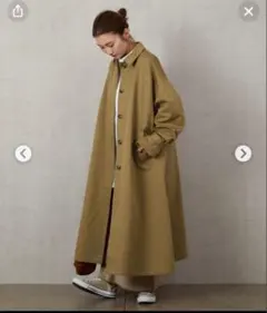 FREAK´S STORE ロングトレンチコート　ステンカラーコート