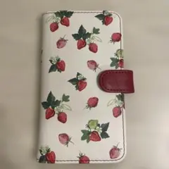 Afternoon Tea 手帳型スマホケース 苺柄のサムネイル