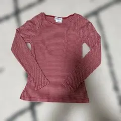 CIAOPANIC TYPY 長袖Tシャツ フリーサイズ 赤白ストライプ