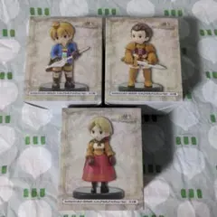 ファイナルファンタジータクティクス　ミニチュアフィギュアコレクション　3種セット