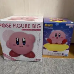 カービィ ポーズフィギュアBIG ＆ ソフビメイト(ワープスターver.)のサムネイル