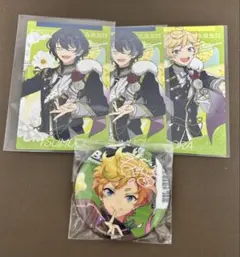 あんスタ スタフォニ 4th Switch 青葉つむぎ 春川宙 カード 缶バッジ