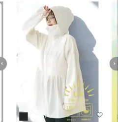 cocaUVカットギャザーパーカー