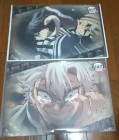 鬼滅の刃 ufotable Cafe 実弥 伊黒 ランチョンマット 匿名配送