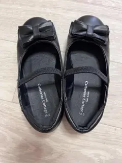 Catherine Cottage ブラック　フラットシューズ 18.0
