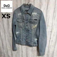 【希少】D&G ドルチェ＆ガッバーナ ピンクラベル デニムジャケット XS
