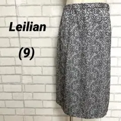 Leilian レリアン レーススカート 白 グレー 11号 L 0865-A - メルカリ