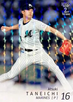 種市篤暉 千葉ロッテマリーンズ キラカード版パラレル BBM 2025 2nd