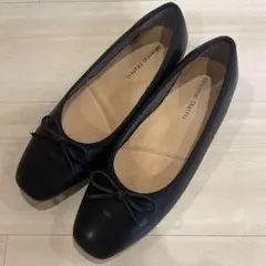 【美品】Oriental Traffic ブラック フラットシューズ　37