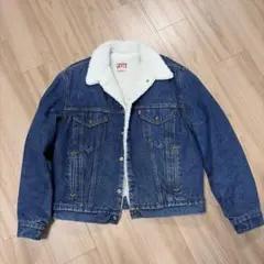 【極上色落ち】Levi’s ボアデニムジャケット 裏ボア ヴィンテージ