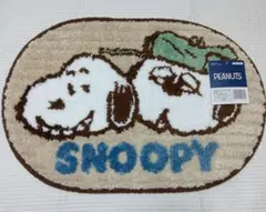 オラフ スヌーピー バスマット PEANUTS ベージュ 40×60cmのサムネイル