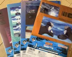 一番くじ　ナルト　NARUTO J賞 クリアファイル＆ステッカー　4種