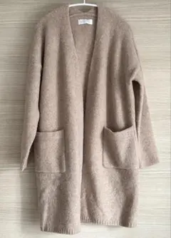 grin（グリン）ピンクベージュ ロングカーディガン