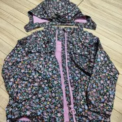 H&M 花柄ジャケット フード付き