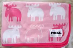 moz モズ ブランケット 毛布 ひざ掛け ピンク
