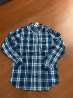 新品タグ付き！　gap チェック柄のシャツ　160 ギャップ