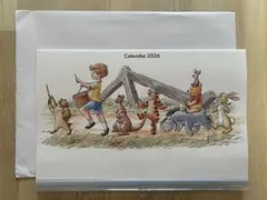 Disney 壁掛けカレンダー 2026年