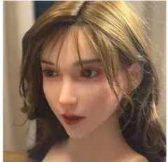 セール！リアルフェイス ドールヘッド等身大 フルシリコン植毛 口可動