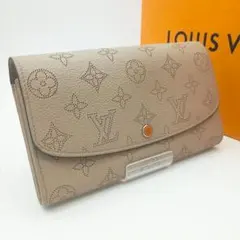 【美品SS】ルイヴィトン　マヒナ　ガレ　ポルトフォイユイリス　長財布