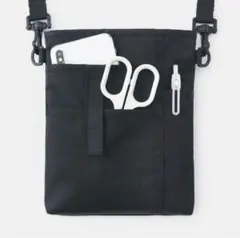 無印良品 MUJI 撥水ペン差し付きショルダーバッグ