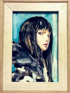 絵画 雨 micchan作 - メルカリ