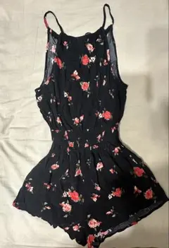 花柄 オールインワン