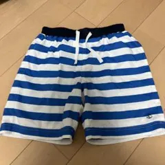 PETIT BATEAU 水着 8ans/128cm 青白ストライプ