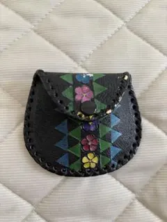 レザークラフト✴︎コインケース ハンドメイド④