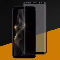 Galaxy S8 SC-02J SCV36 3D曲面 覗き防止 ガラスK469