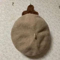 14+ ウールベレー帽 ベージュ