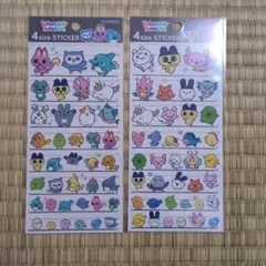 たまごっち4サイズ ステッカー　パラダイス