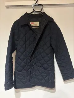 Traditional Weatherwear ネイビーキルティングコート