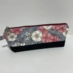 花柄スリムポーチ