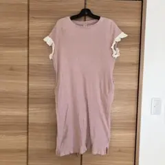 デビロック　キッズリブワンピース　150センチ　ピンク色