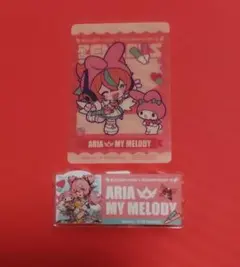 ゼンゼロ×サンリオ　♡アリア＆マイメロディ♡　アクリルネームプレート