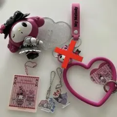 新品未使用　MY MELODY スツール 2個セット　マイメロディー マイメロディ - マイメロディ☆ピンクハートダイカットスツール