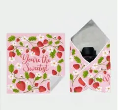 ストロベリー柄マジックラップ 45cm x 45cm NFZ-005