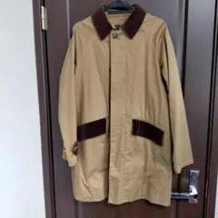arbre コーデュロイ襟 ベージュコート
