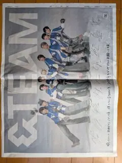 TEAM サイン入りポスター 大判