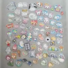 65 ボンボンドロップシール　80枚　おすそ分け　オーロラ うるちゅるシール