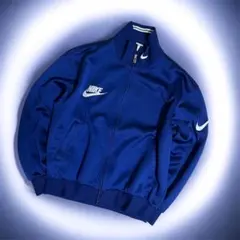 【希少・銀タグ】90s NIKE トラックジャケット ネイビー