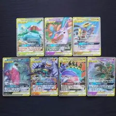 セレビィ＆フシギバナGX　エーフィ＆デオキシスGX　RR　タッグチーム