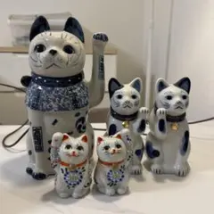 2026年最新】薬師窯 彩絵 招福 大開運 招き猫(ちりめん首輪付・8.5号