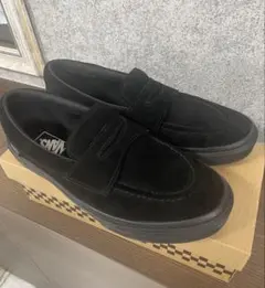 VANS V196CF CN ブラックバンズローファー27.5cm ABCマート