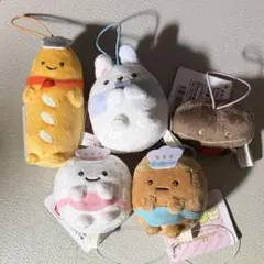 コンプ】すみっコぐらし あつまるんです いろんななかま ゴムひも付き