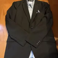 ダークグレー ストライプ スーツ 160A