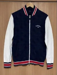 美品 Callaway キャロウェイ フルジップ ブルゾン ジャケット ゴルフ